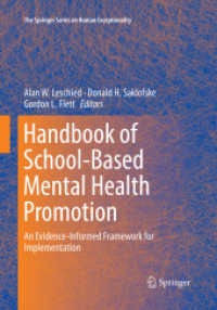 Handbook of School-Based Mental Health Promotion : An Evidence-Informed Framework for Implementation (The Springer Series on Human Exceptionality)