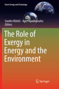 The Role of Exergy in Energy and the Environment (Green Energy and Technology)