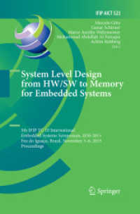 System Level Design from HW/SW to Memory for Embedded Systems : 5th IFIP TC 10 International Embedded Systems Symposium, IESS 2015, Foz do Iguaçu, Brazil, November 3-6, 2015, Proceedings (Ifip Advances in Information and Communication Technology