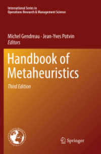 Handbook of Metaheuristics (International Series in Operations Research & Management Science) （3RD）
