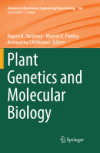 Plant Genetics and Molecular Biology (Advances in Biochemical Engineering/biotechnology)