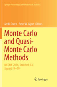 Monte Carlo and Quasi-Monte Carlo Methods : MCQMC 2016, Stanford, CA, August 14-19 (Springer Proceedings in Mathematics & Statistics)