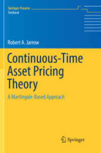 Continuous-Time Asset Pricing Theory : A Martingale-Based Approach (Springer Finance Textbooks)