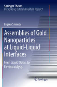 Assemblies of Gold Nanoparticles at Liquid-Liquid Interfaces : From Liquid Optics to Electrocatalysis (Springer Theses)