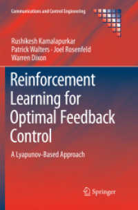 Reinforcement Learning for Optimal Feedback Control : A Lyapunov-Based Approach (Communications and Control Engineering)