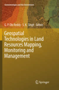 Geospatial Technologies in Land Resources Mapping, Monitoring and Management (Geotechnologies and the Environment)