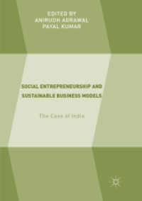 Social Entrepreneurship and Sustainable Business Models : The Case of India