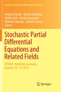 Stochastic Partial Differential Equations and Related Fields : In Honor of Michael Röckner SPDERF, Bielefeld, Germany, October 10 -14, 2016 (Springer Proceedings in Mathematics & Statistics)