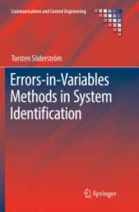 Errors-in-Variables Methods in System Identification (Communications and Control Engineering)