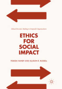 Ethics for Social Impact : Ethical Decision-Making in Nonprofit Organizations