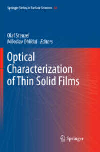 Optical Characterization of Thin Solid Films (Springer Series in Surface Sciences)