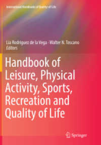 Handbook of Leisure, Physical Activity, Sports, Recreation and Quality of Life (International Handbooks of Quality-of-life)