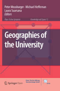 Geographies of the University (Knowledge and Space)