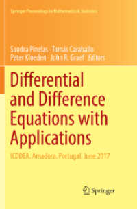 Differential and Difference Equations with Applications : ICDDEA, Amadora, Portugal, June 2017 (Springer Proceedings in Mathematics & Statistics)