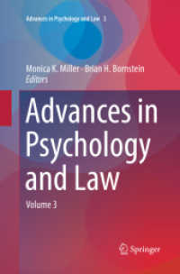 Advances in Psychology and Law : Volume 3 (Advances in Psychology and Law)
