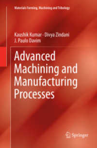Advanced Machining and Manufacturing Processes (Materials Forming, Machining and Tribology)