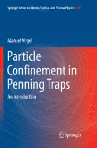 Particle Confinement in Penning Traps : An Introduction (Springer Series on Atomic, Optical, and Plasma Physics)