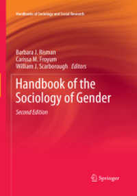 Handbook of the Sociology of Gender (Handbooks of Sociology and Social Research) （2ND）