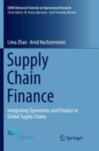Supply Chain Finance : Integrating Operations and Finance in Global Supply Chains (Euro Advanced Tutorials on Operational Research)