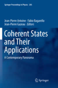 Coherent States and Their Applications : A Contemporary Panorama (Springer Proceedings in Physics)