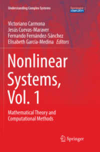 Nonlinear Systems, Vol. 1 : Mathematical Theory and Computational Methods (Understanding Complex Systems)