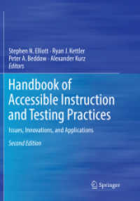 Handbook of Accessible Instruction and Testing Practices : Issues, Innovations, and Applications （2ND）
