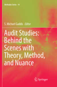 Audit Studies: Behind the Scenes with Theory, Method, and Nuance (Methodos Series)