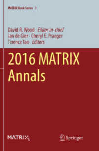 2016 MATRIX Annals (Matrix Book Series)