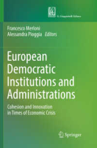 European Democratic Institutions and Administrations : Cohesion and Innovation in Times of Economic Crisis