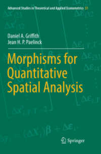 Morphisms for Quantitative Spatial Analysis (Advanced Studies in Theoretical and Applied Econometrics)