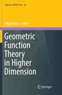Geometric Function Theory in Higher Dimension (Springer Indam Series)