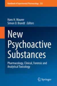New Psychoactive Substances : Pharmacology, Clinical, Forensic and Analytical Toxicology (Handbook of Experimental Pharmacology)