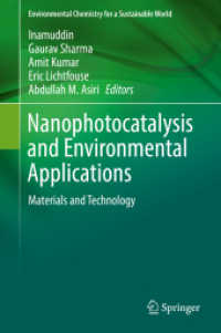 Nanophotocatalysis and Environmental Applications : Materials and Technology (Environmental Chemistry for a Sustainable World)