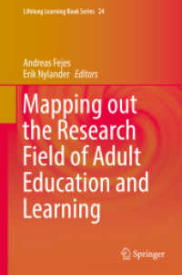 Mapping out the Research Field of Adult Education and Learning (Lifelong Learning Book Series)