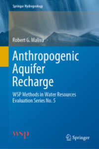 Anthropogenic Aquifer Recharge : WSP Methods in Water Resources Evaluation Series No. 5 (Springer Hydrogeology)