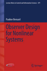 Observer Design for Nonlinear Systems (Lecture Notes in Control and Information Sciences)