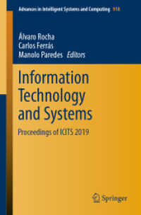 Information Technology and Systems : Proceedings of ICITS 2019 (Advances in Intelligent Systems and Computing)