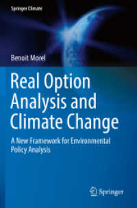 Real Option Analysis and Climate Change : A New Framework for Environmental Policy Analysis (Springer Climate) （2020）