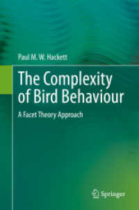 鳥の行動の複雑性<br>The Complexity of Bird Behaviour : A Facet Theory Approach