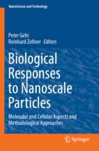 Biological Responses to Nanoscale Particles : Molecular and Cellular Aspects and Methodological Approaches (Nanoscience and Technology) （2019）