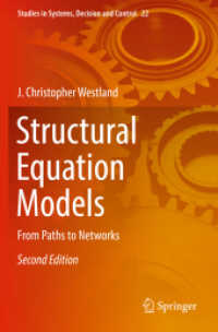 構造方程式モデル（第２版）<br>Structural Equation Models : From Paths to Networks (Studies in Systems, Decision and Control) （2ND）