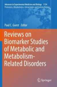 Reviews on Biomarker Studies of Metabolic and Metabolism-Related Disorders (Advances in Experimental Medicine and Biology)