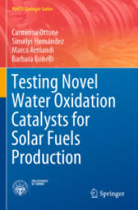 Testing Novel Water Oxidation Catalysts for Solar Fuels Production (Polito Springer Series)