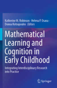 Mathematical Learning and Cognition in Early Childhood : Integrating Interdisciplinary Research into Practice