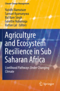 Agriculture and Ecosystem Resilience in Sub Saharan Africa : Livelihood Pathways under Changing Climate (Climate Change Management)