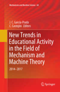 New Trends in Educational Activity in the Field of Mechanism and Machine Theory : 2014-2017 (Mechanisms and Machine Science)