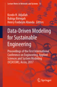 Data-Driven Modeling for Sustainable Engineering : Proceedings of the First International Conference on Engineering, Applied Sciences and System Modeling (ICEASSM), Accra, 2017 (Lecture Notes in Networks and Systems)
