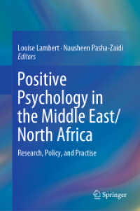 Positive Psychology in the Middle East/North Africa : Research, Policy, and Practise