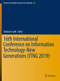 16th International Conference on Information Technology-New Generations (ITNG 2019) (Advances in Intelligent Systems and Computing)