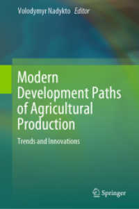 Modern Development Paths of Agricultural Production : Trends and Innovations